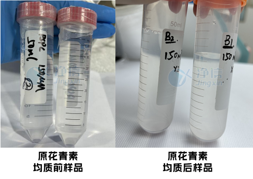 高壓均質(zhì)機樣品均質(zhì)前處理的實驗結(jié)果