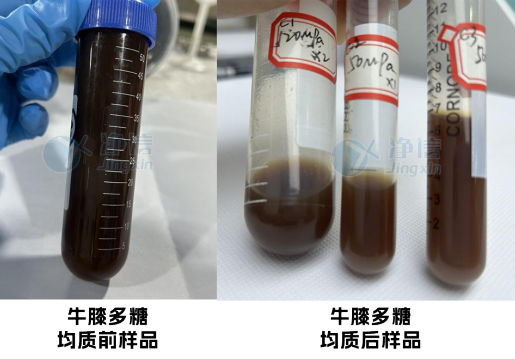 高壓均質(zhì)機樣品均質(zhì)前處理的實驗結(jié)果
