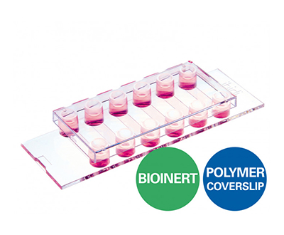 高度六通道生物惰性培養(yǎng)載玻片